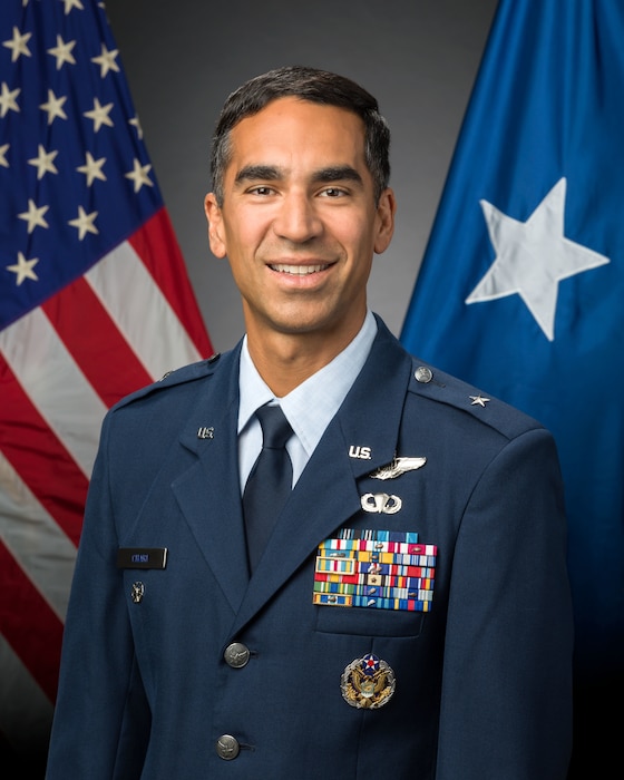 This is the official portrait of Brig. Gen. Raja J. Chari.