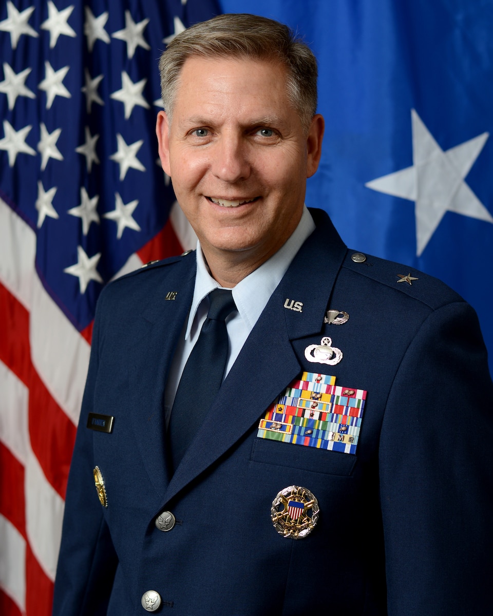 This is the official portrait of Brig. Gen. Shannon O’Harren.