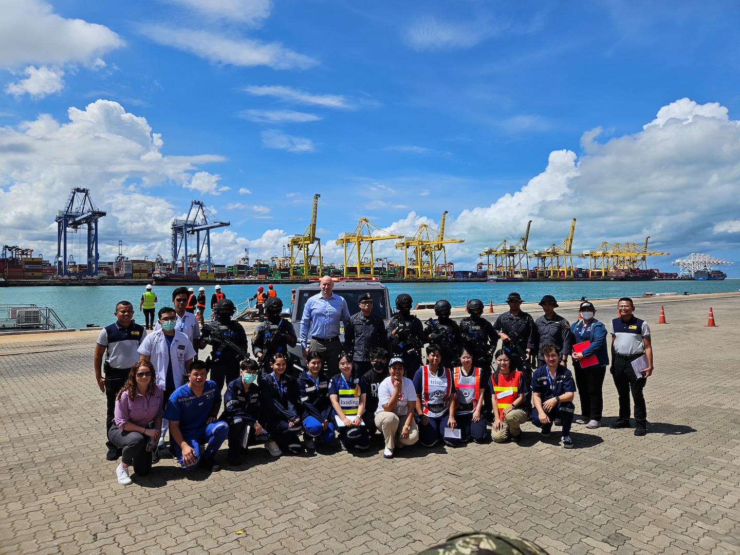 Partnership Exchange Strengthens Task Force Procedures and Security at Laem Chabang Port > US Indo-Pacific Command > View News Articles