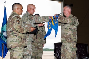 The 514th Air Mobility Wing celebrates the history and accomplishments of the 714th Aircraft Maintenance Squadron during an inactivation ceremony at Joint Base McGuire-Dix-Lakehurst, N.J., Sept. 7, 2024.