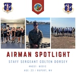 Airman Spotlight Staff Sergeant Colten Dorsey