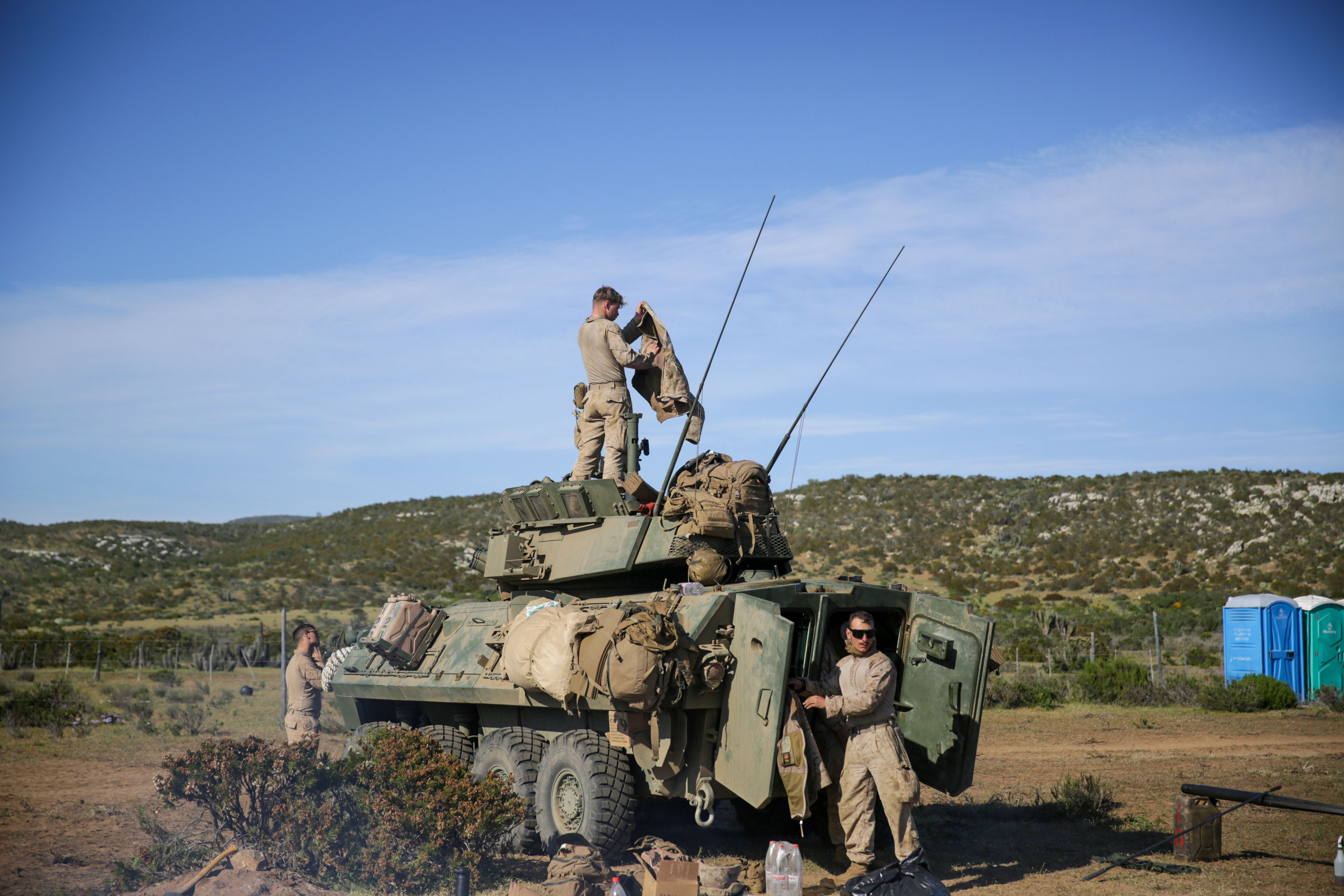U.S. and Chilean Marines Conduct MCMAP