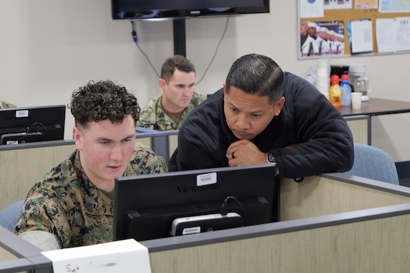 
“One of the most important reasons I attended the JASMMM course was to learn the most up-to-date policies, procedures and best practices relevant to ensuring logistics effectiveness during an upcoming deployment,” said Lt. Cmdr. Gilbert Garcia, Maintenance Officer, or “CAGMO,” with Carrier Air Wing (CVW) 8 said. “Additionally, it was an opportunity for the Supply and AIMD [Aircraft Intermediate Maintenance Department] team of the USS Gerald R. Ford (CVN 78) and CVW-8 to share successes and challenges we collectively encountered during our most recent deployment.