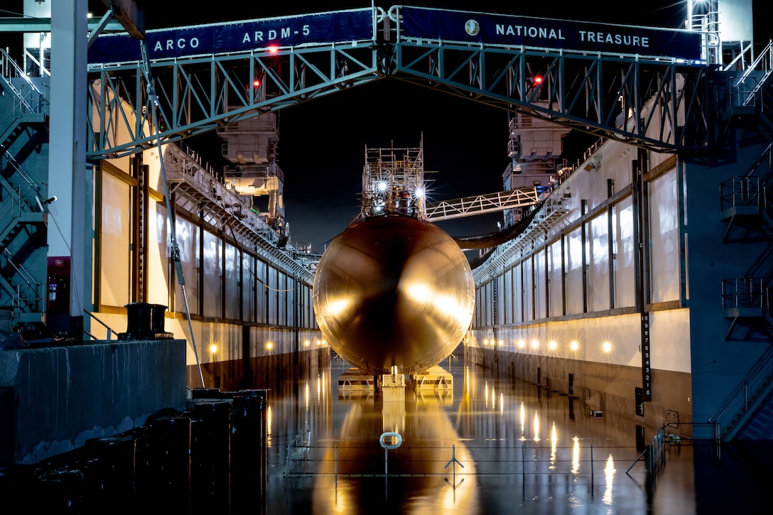 The submarine USS Scranton prepares to depart Naval Base Point Loma, Calf., Sept. 4, 2024.