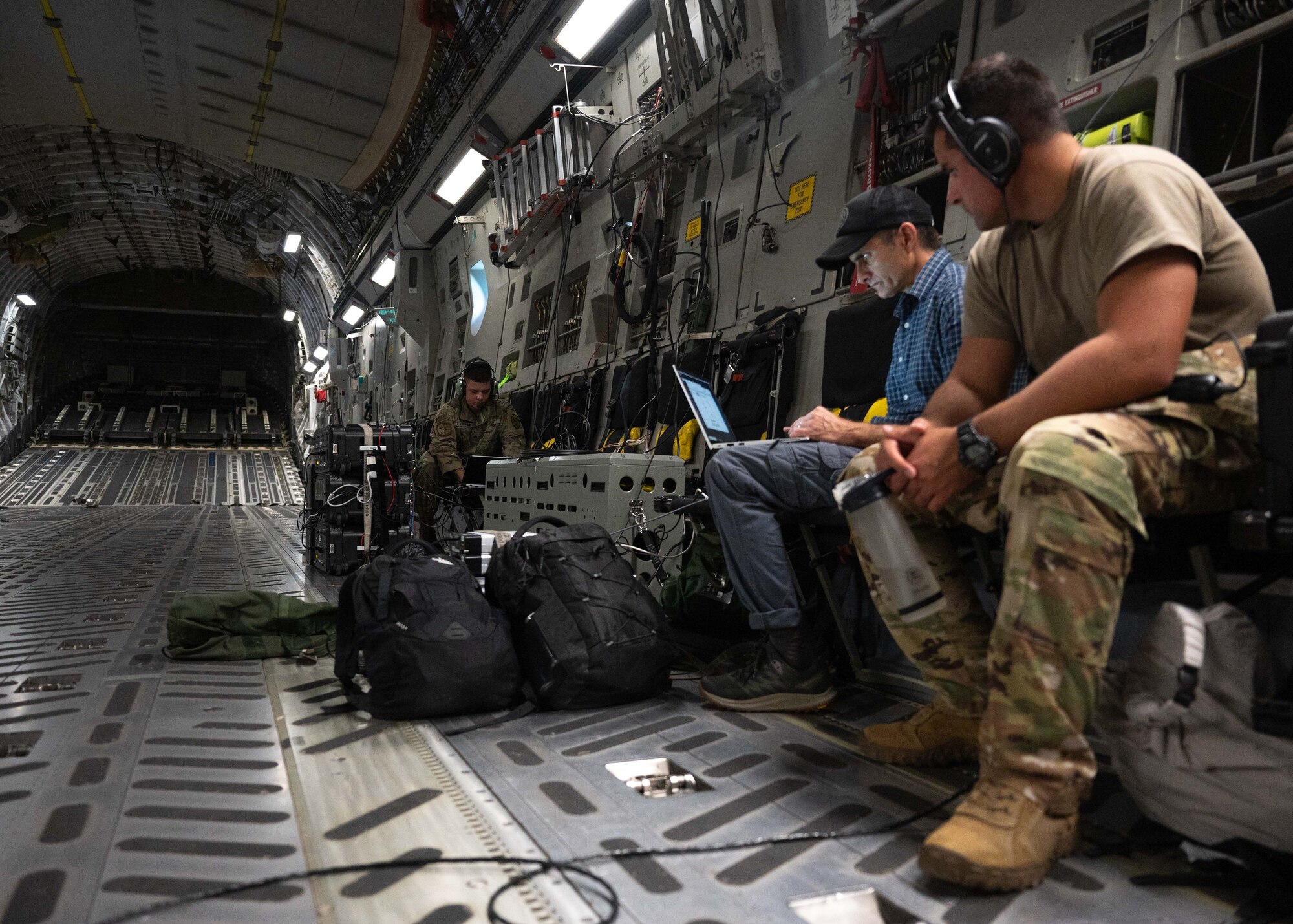 Throughout Operation KENNY’S RETURN, pilots from the 535th Airlift Squadron, Pearl Harbor-Hickam, Hawaii, and Joint partners from the Joint Communications Support Element, joined the 7th Expeditionary Airlift Squadron to execute global airlift operations and communication abilities over Australia.