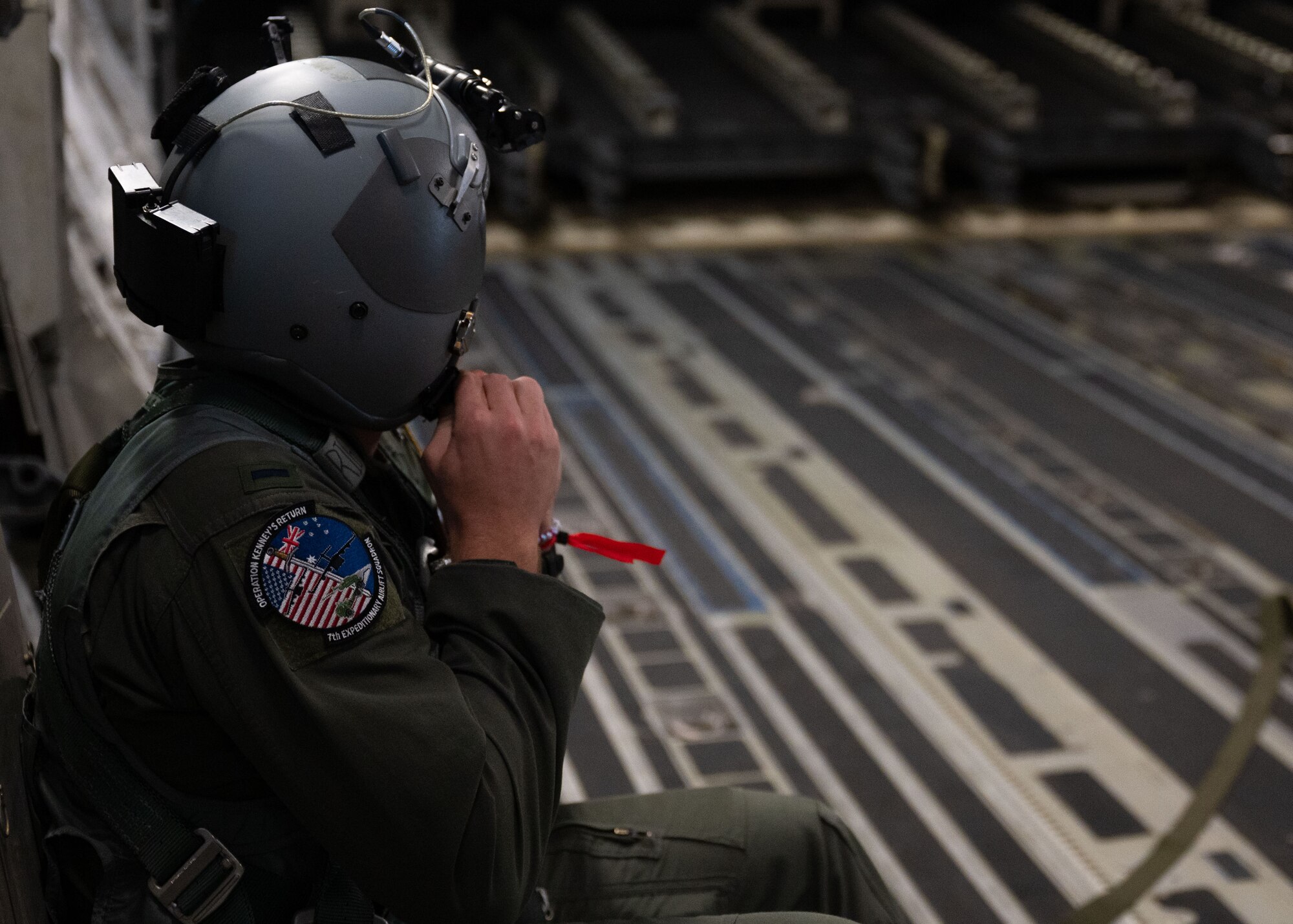 Throughout Operation KENNY’S RETURN, pilots from the 535th Airlift Squadron, Pearl Harbor-Hickam, Hawaii, and Joint partners from the Joint Communications Support Element, joined the 7th Expeditionary Airlift Squadron to execute global airlift operations and communication abilities over Australia.