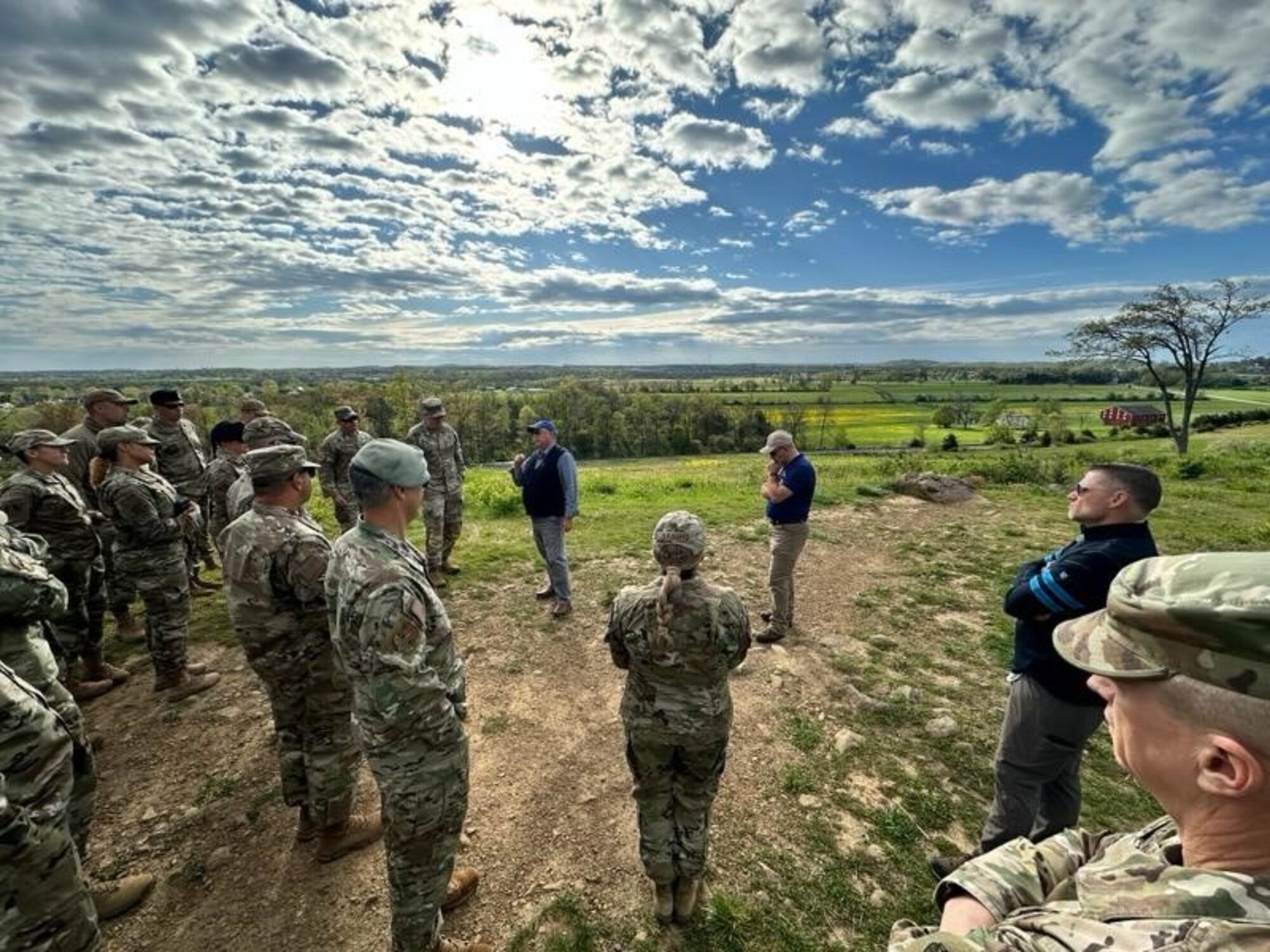 Gettysburg visit by Air Force senior NCOs