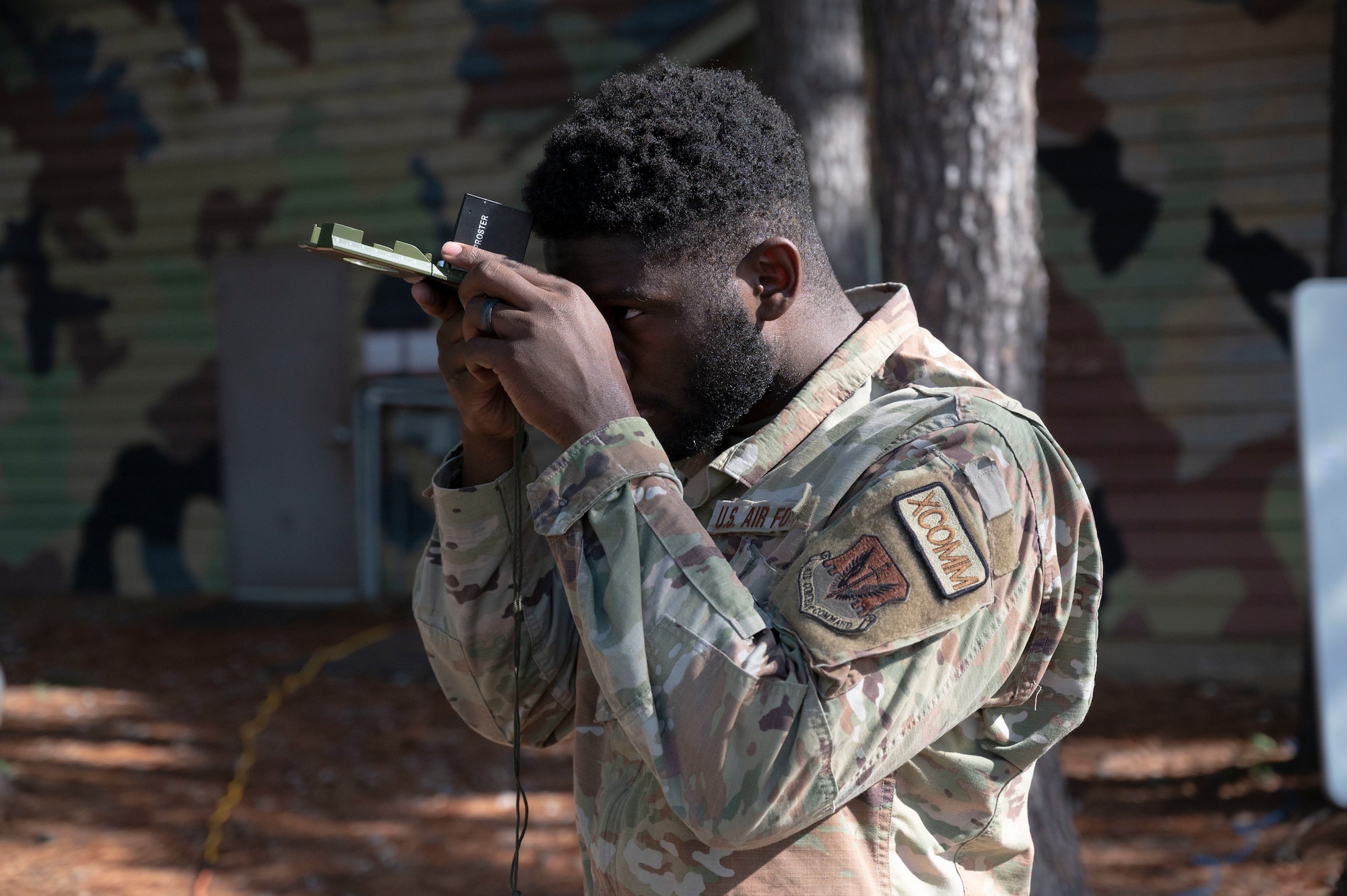 The exercise allowed military personnel to connect unclassified, classified, and EVOIP services in a remote location.  (U.S. Air National Guard photo by Staff Sgt. Renee Crugnale)