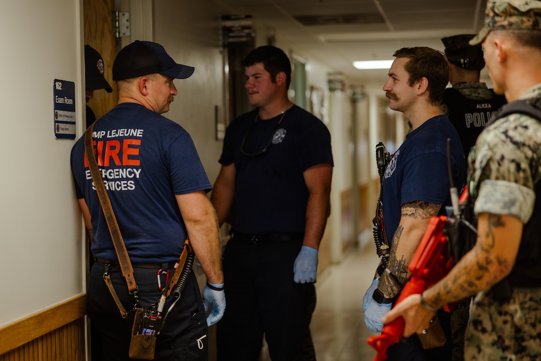 Emergency Response Drill prepares Camp Lejeune to respond to an active threat