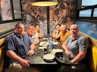 Reflecting on their shared experiences at the Society of Defense Financial Managers' Professional Development Institute, members of the geographically dispersed 20th Chemical, Biological, Radiological, Nuclear, Explosives Command dine together in Phoenix May 29, 2024. The PDI was a chance for the Army’s finance and comptroller organizations to come together, share best practices, solve shared problems, and professionally develop Soldiers and Army civilian employees. (U.S. Army photo)