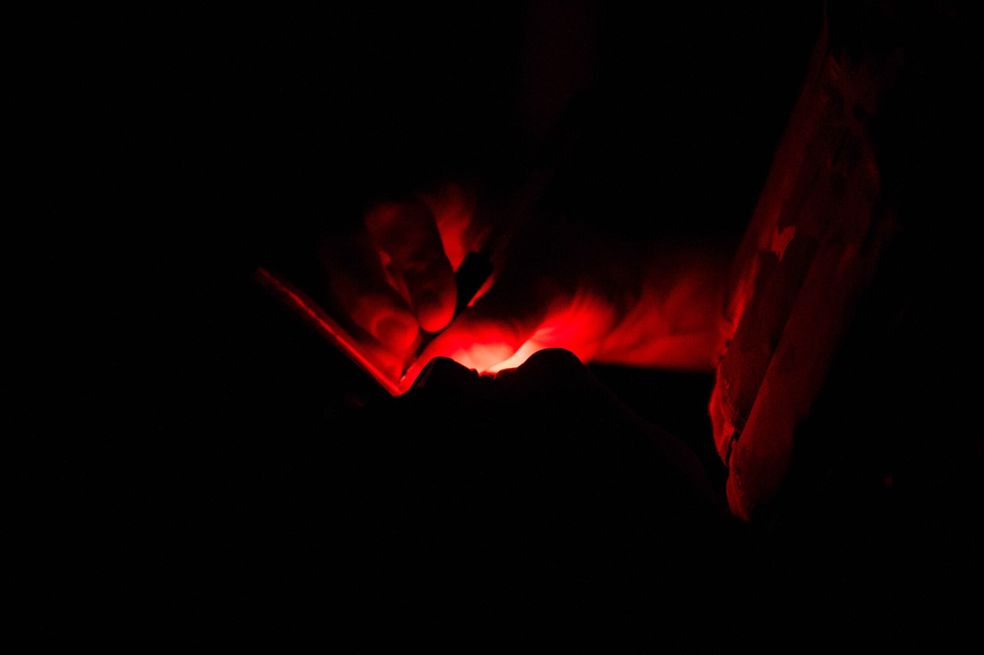 A member of the United Kingdom military writes notes during Exercise Emerald Warrior Spiral near Hurlburt Field, Florida, Sep. 4, 2024.