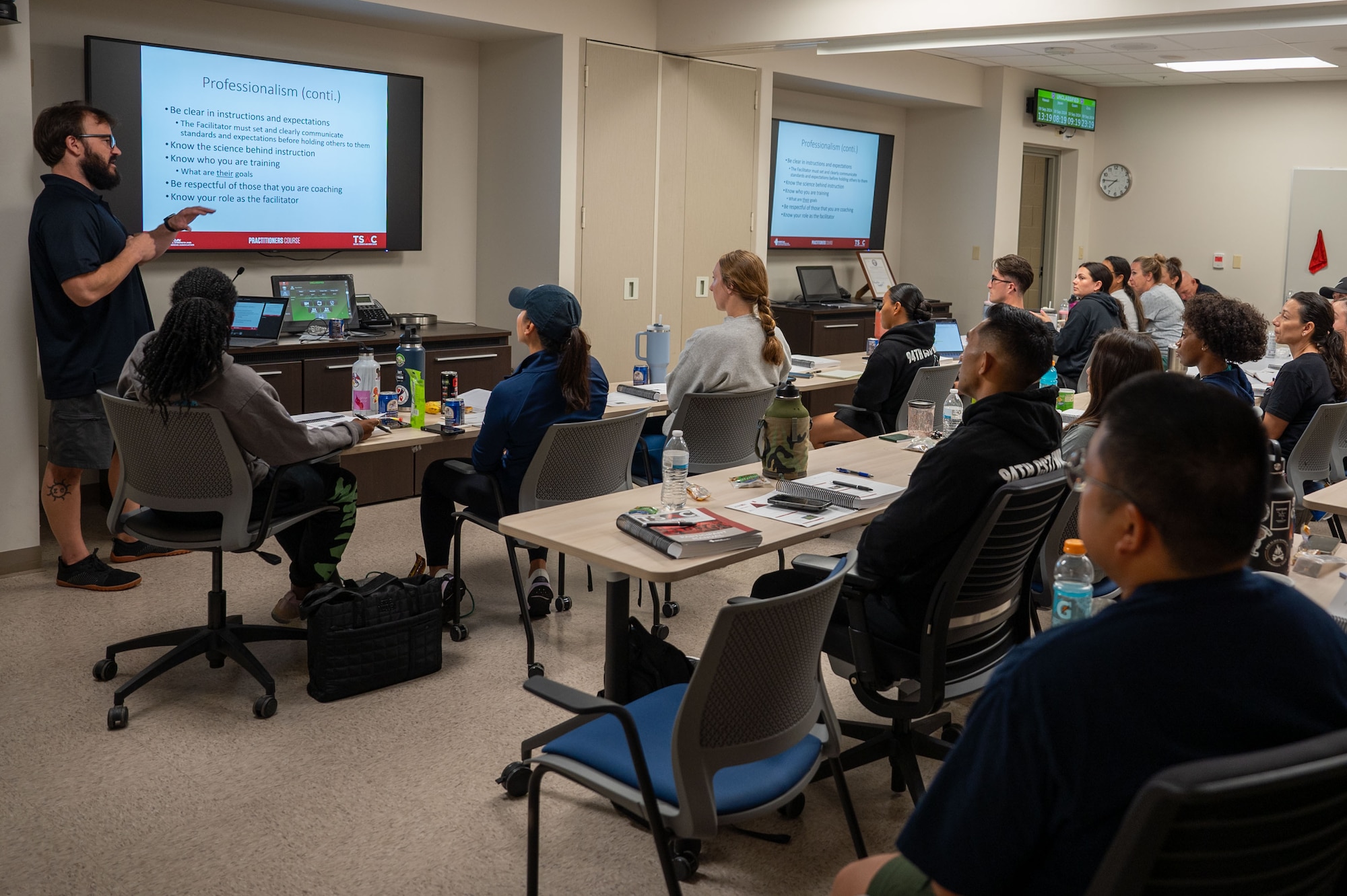 TSAC-F is meant to educate and certify military members as strength training and conditioning coaches to promote a higher level of fitness in their respective units.