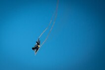 An F-35A Lightning II performs an aerial demonstration during Misawa Air Fest at Misawa Air Base, Japan, Sept. 8, 2024.