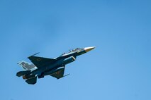 A Mitsubishi F-2 flies over during Air Fest 2024 at Misawa Air Base, Japan, Sept. 8, 2024.