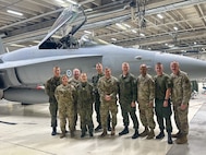 Virginia National Guard senior enlisted leaders visit the Satakunta Air Wing during a senior noncommissioned officer exchange Aug. 19- 23, 2024, in Finland.