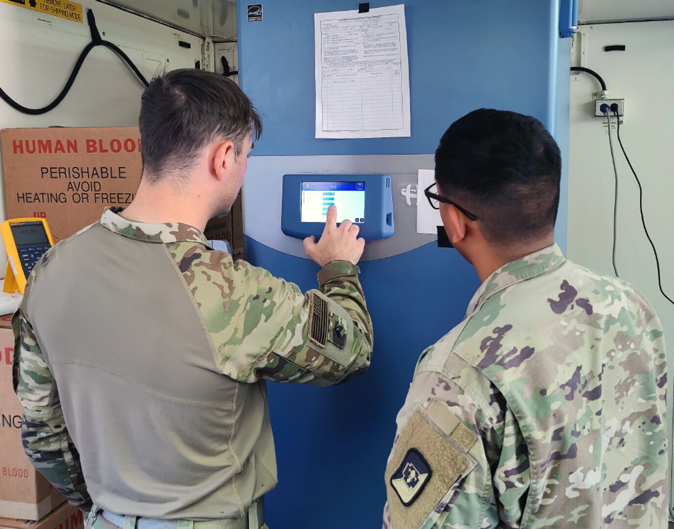 MTEAC conducts operational testing of multiple advanced blood storage devices