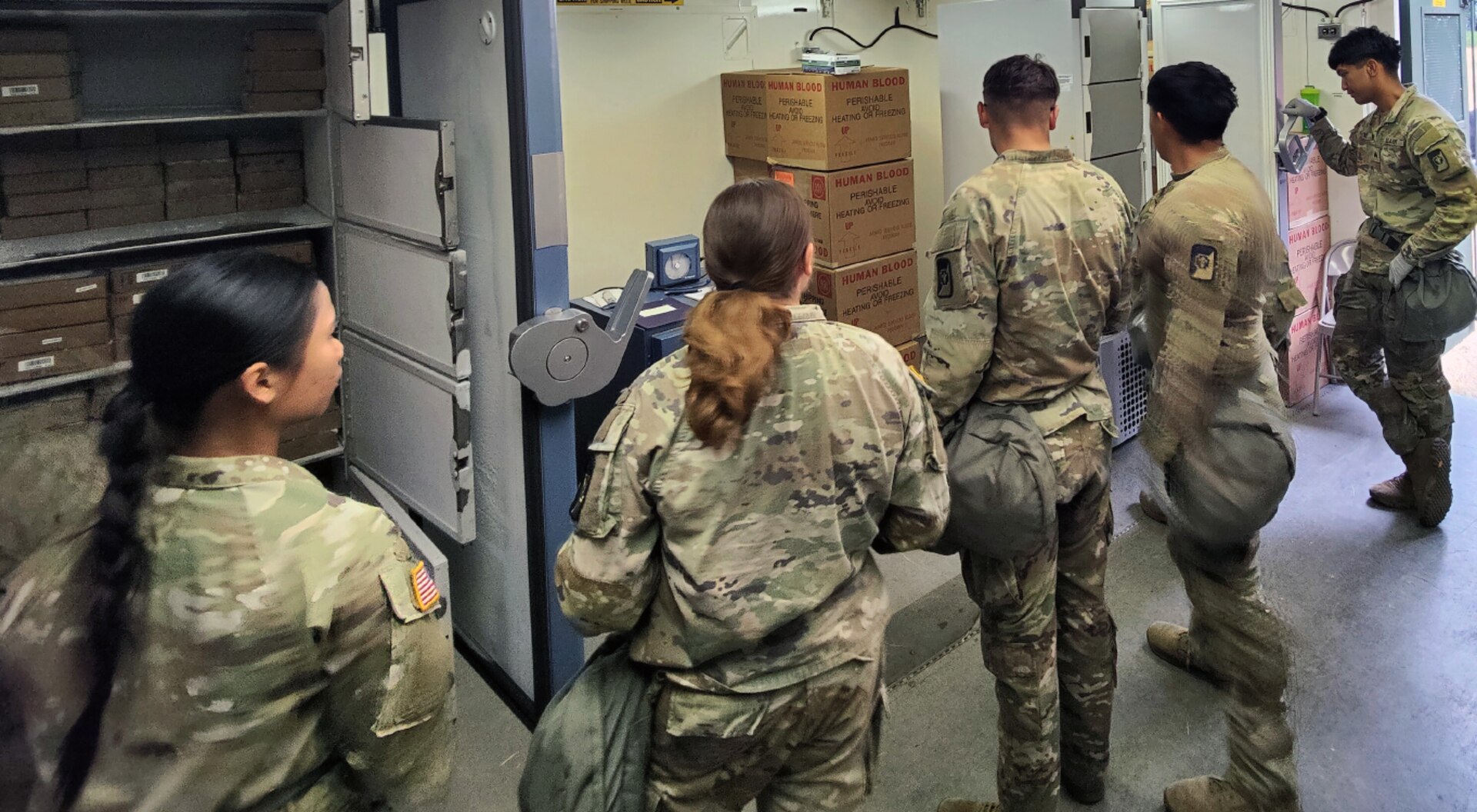 MTEAC conducts operational testing of multiple advanced blood storage devices
