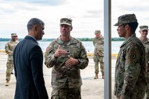 U.S. Army Soldiers meet with Honorable Ashish Vazirani