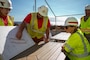 Acting Assistant Secretary of Defense for Homeland Defense and Hemispheric Affairs, Rebecca Zimmerman (second from right) receives a brief from Dan Reburn, Mission Manager – Temporary Housing, Hawaii Wildfires Recovery Field Office U.S. Army Corps of Engineers (second from the left), on the progress of site preparation at a temporary housing location in Lahaina, Hawaii August 29, 2024. (U.S. Army Corps of Engineers photo by Mark Haviland)