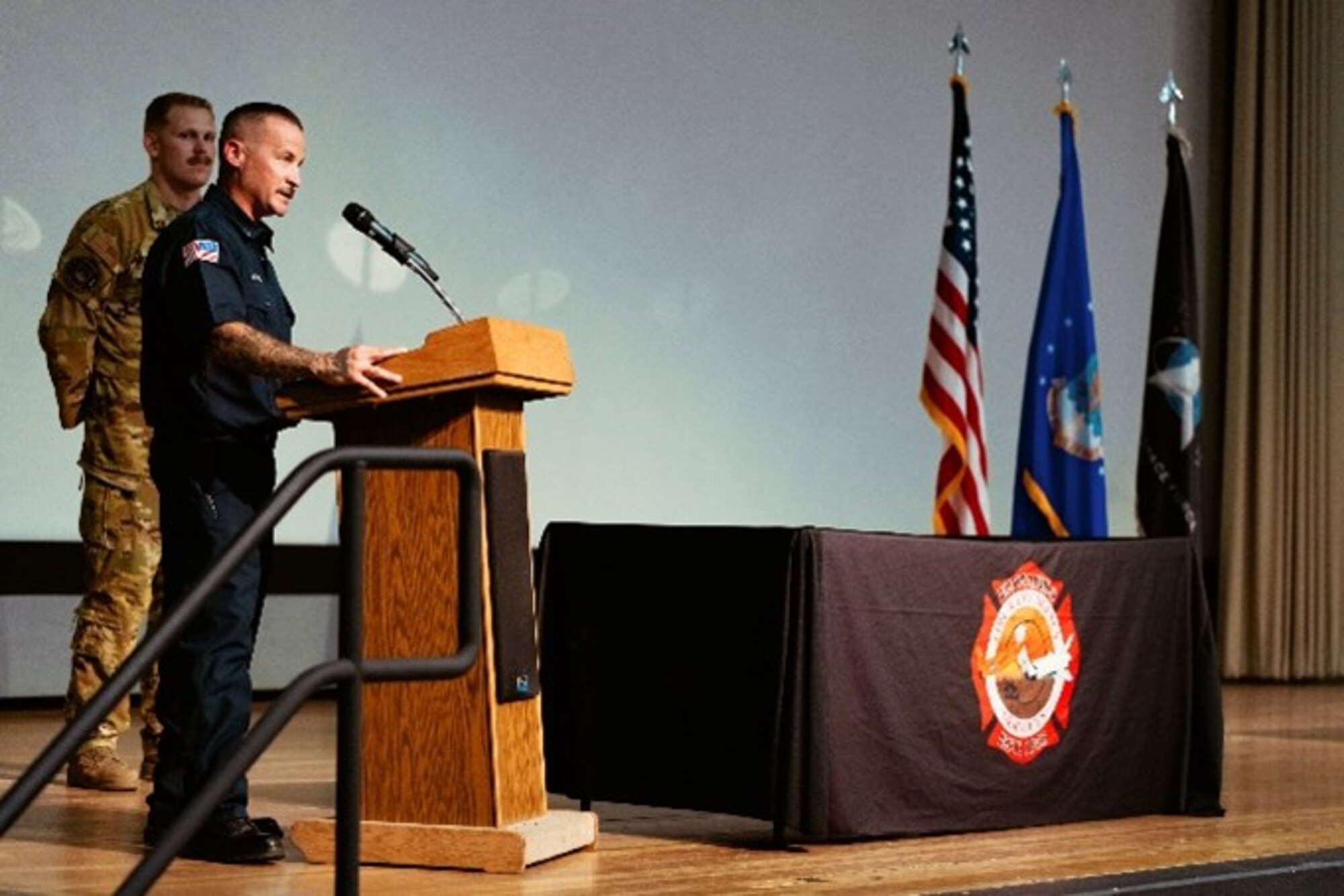 James Levell with the 812th Civil Engineer Squadron, Fire and Emergency Services speaks about his experience during 9/11.