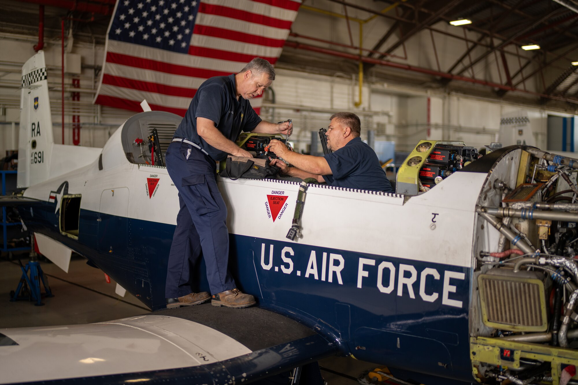 12th Maintenance Squadron electronics mechanics
