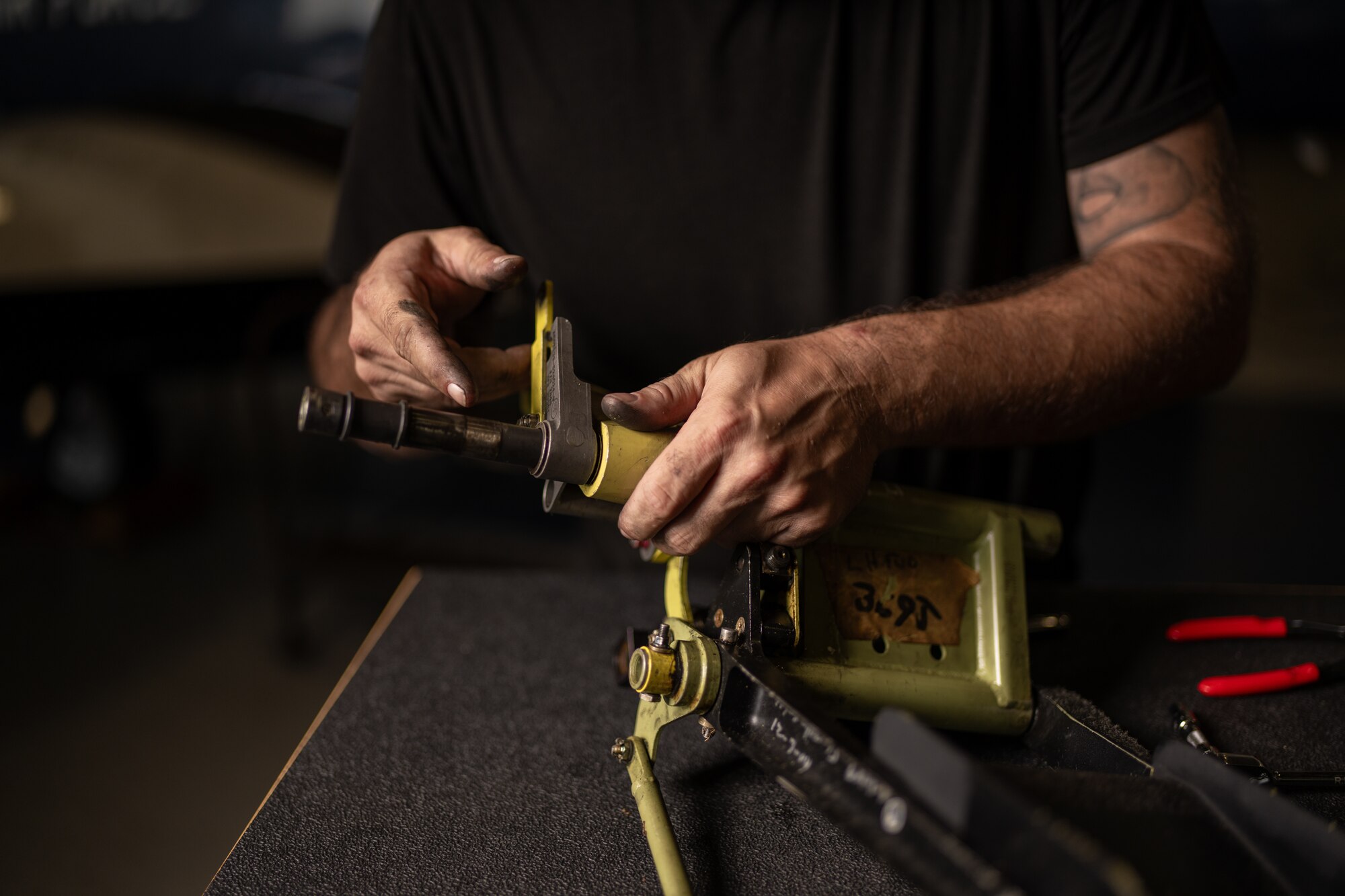 12th Maintenance Squadron aircraft mechanic