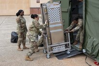 Airmen push kitchen appliance into E-SPEK