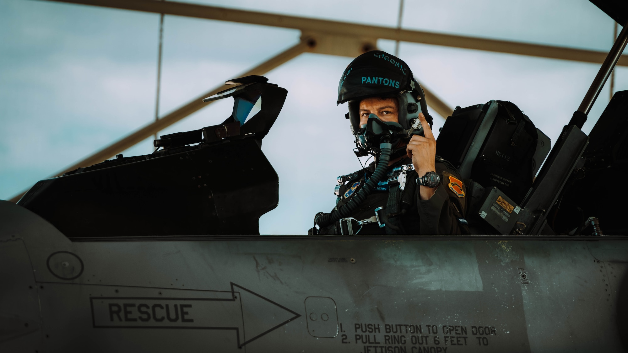 Staff Sgt. Christian Martinez (left), 56th Fighter Wing protocol specialist, and Capt. Nick Belinski (right), 309th Fighter Squadron instructor pilot, have been selected to join the U.S. Air Force Thunderbirds for the 2025-2026 show seasons. Martinez will support the team in scheduling, while Belinski will serve as the narrator and advance pilot.
