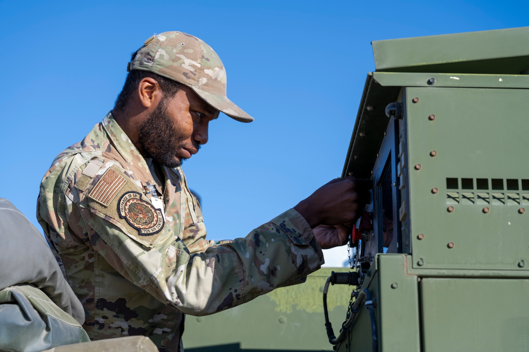 Photo of Airman during exercise