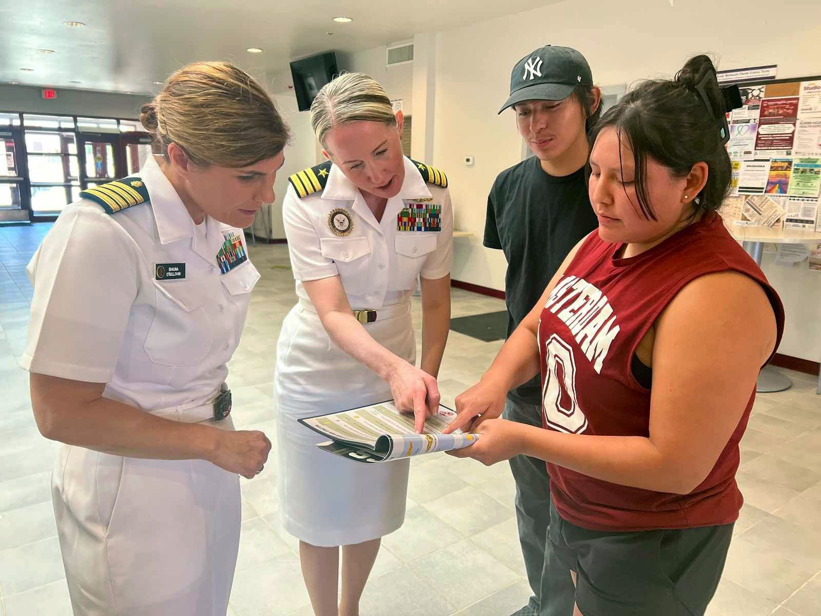 Navy Medicine inspires future medical professionals during first visit