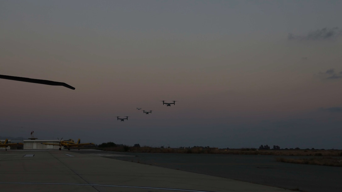 24th MEU (SOC) Aircraft Arrive to the Republic of Cyprus