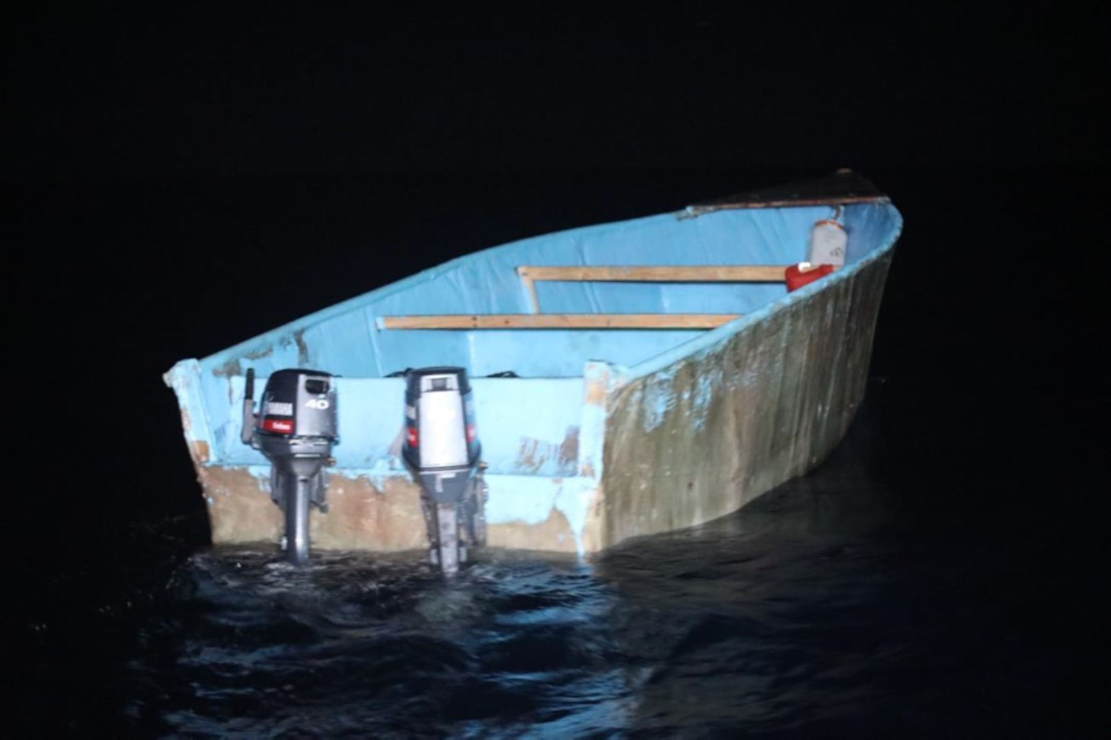 Coast Guard Cutter Heriberto Hernandez repatriated 58 migrants to the Dominican Republic, Sept. 14, 2024, following the interdiction, by the Coast Guard Cutter Reliance,( of an irregular, unlawful migration voyage in Mona Passage waters near Puerto Rico, Sept. 12, 2024.  Migrants who are interdicted at sea or apprehended ashore will not be allowed to stay in the United States or a U.S. territory. (U.S. Coast Guard photo)