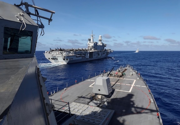 U.S. and Italian Naval Forces Conduct Bilateral Operations