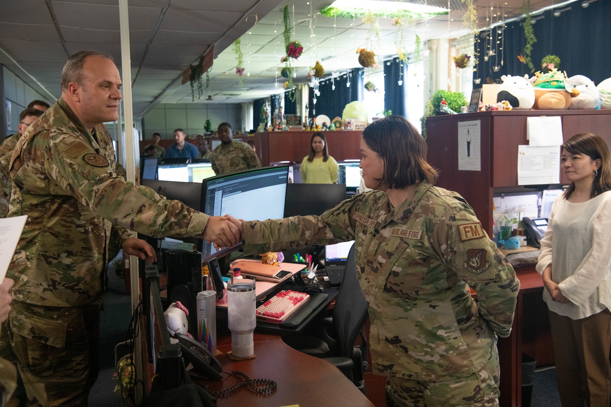 Maj. Gen. Michael Greiner visits 18th CPTS