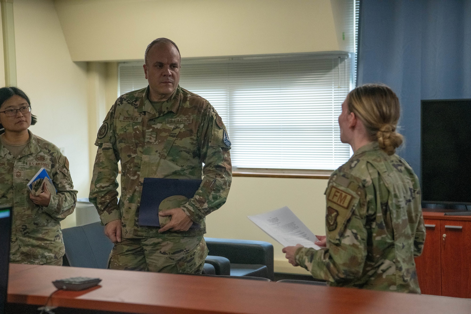 Maj. Gen. Michael Greiner visits 1th CPTS