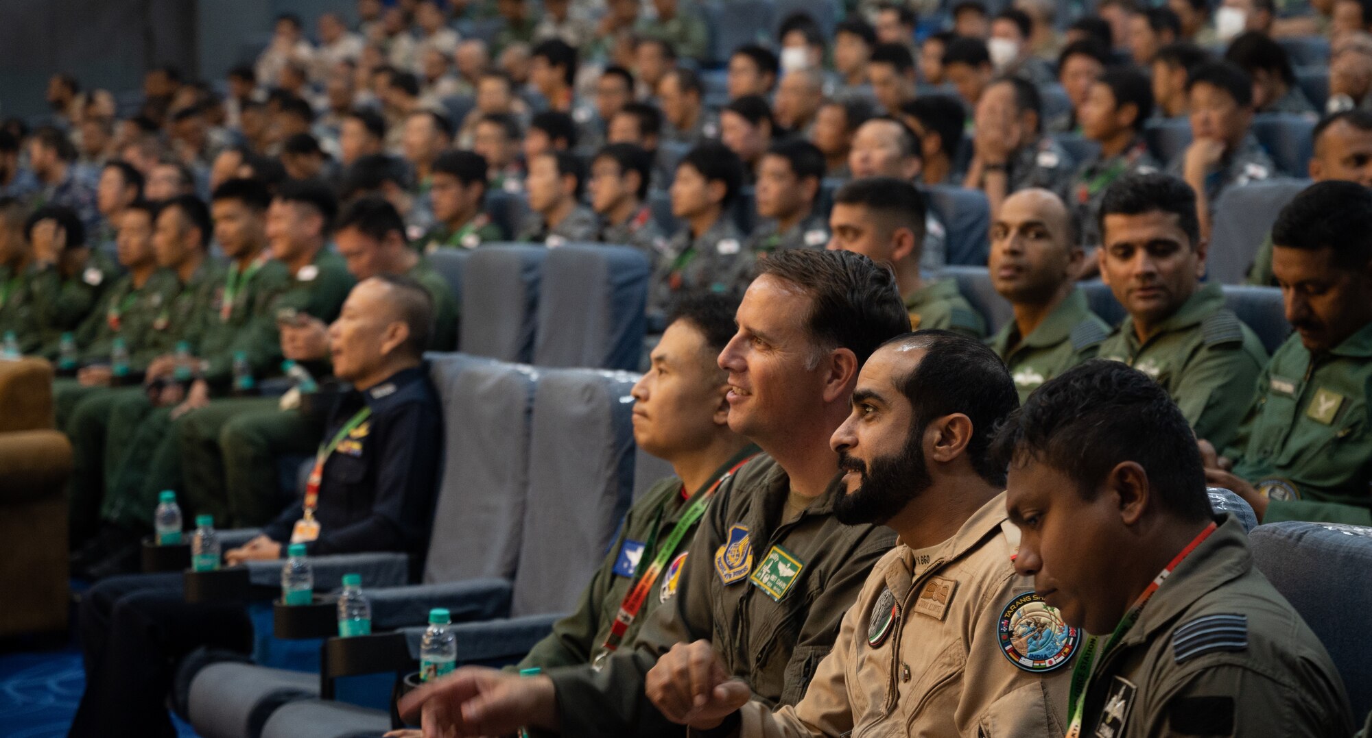 Photo of participants interacting during exercise Tarang Shakti 24
