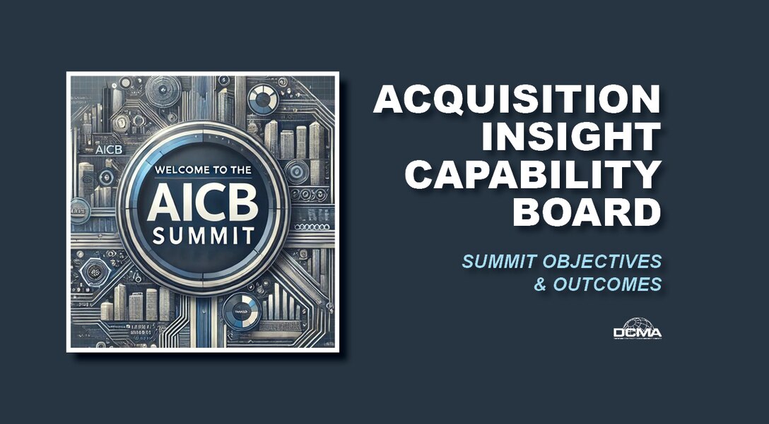 Graphic with advertisement for the Acquisition Insight Capability Board.