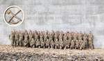 Guardsmen assigned to the 171st Air Refueling Wing Force Support Squadron, Pennsylvania Air National Guard, stand for a group photo during expeditionary force support training Aug. 8, 2024, at Camp Dawson, West Virginia. The training is part of the squadron’s commitment to maintaining readiness.