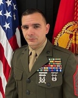 First Sergeant Warren T.B. Newell, Inspector-Instructor Unit Senior Enlisted Leader, Fox Battery, 2nd Battalion, 14th Marine Regiment