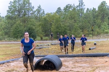 Almost 700 participants showed up Sept. 14, 2024 to challenge their physical abilities to overcome and adapt to numerous obstacles on a four-mile course on Fort Eisenhower, Ga. as part of the Marine Mud Challenge.