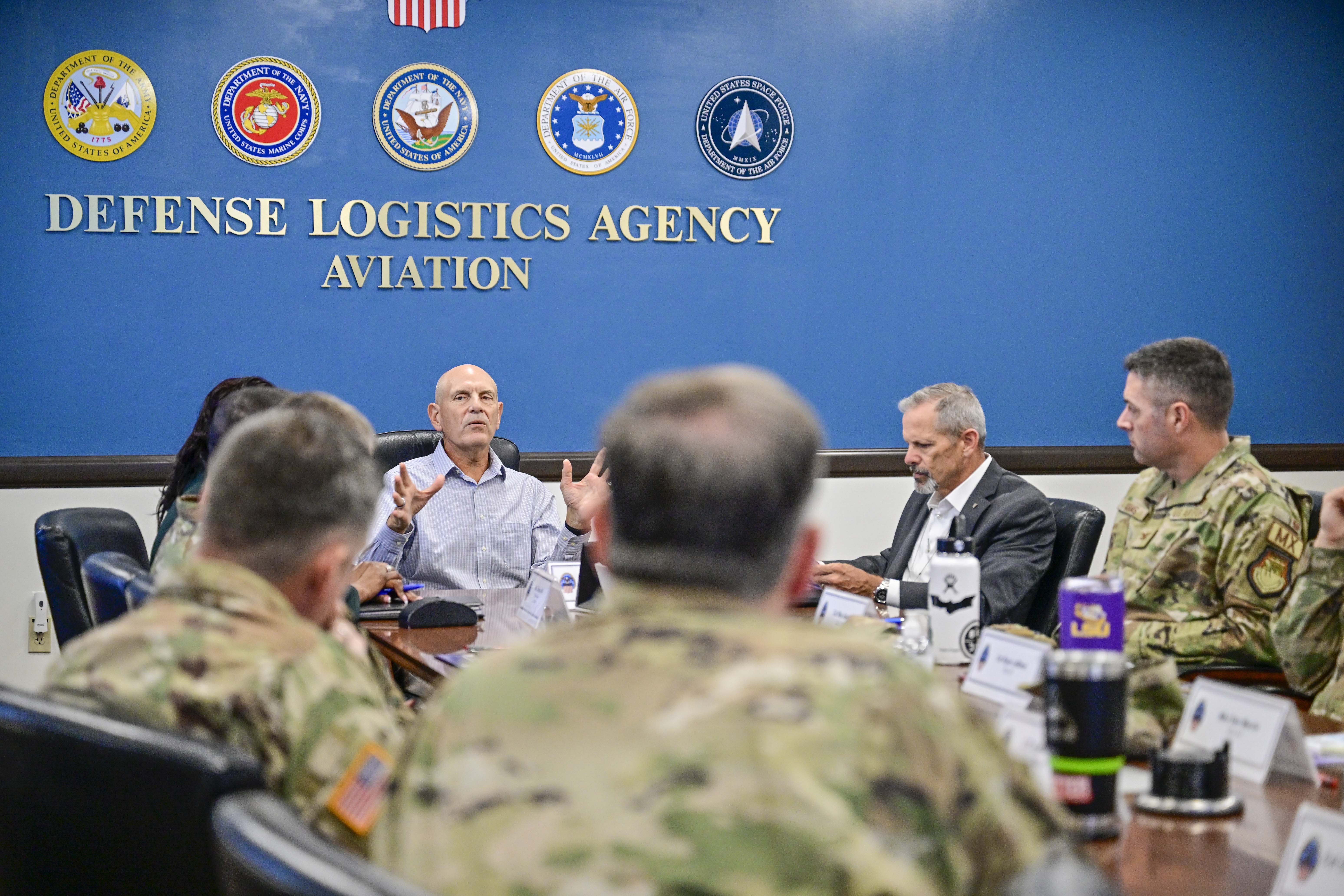 Newly assigned logistics officers explore heart of DLA Aviation