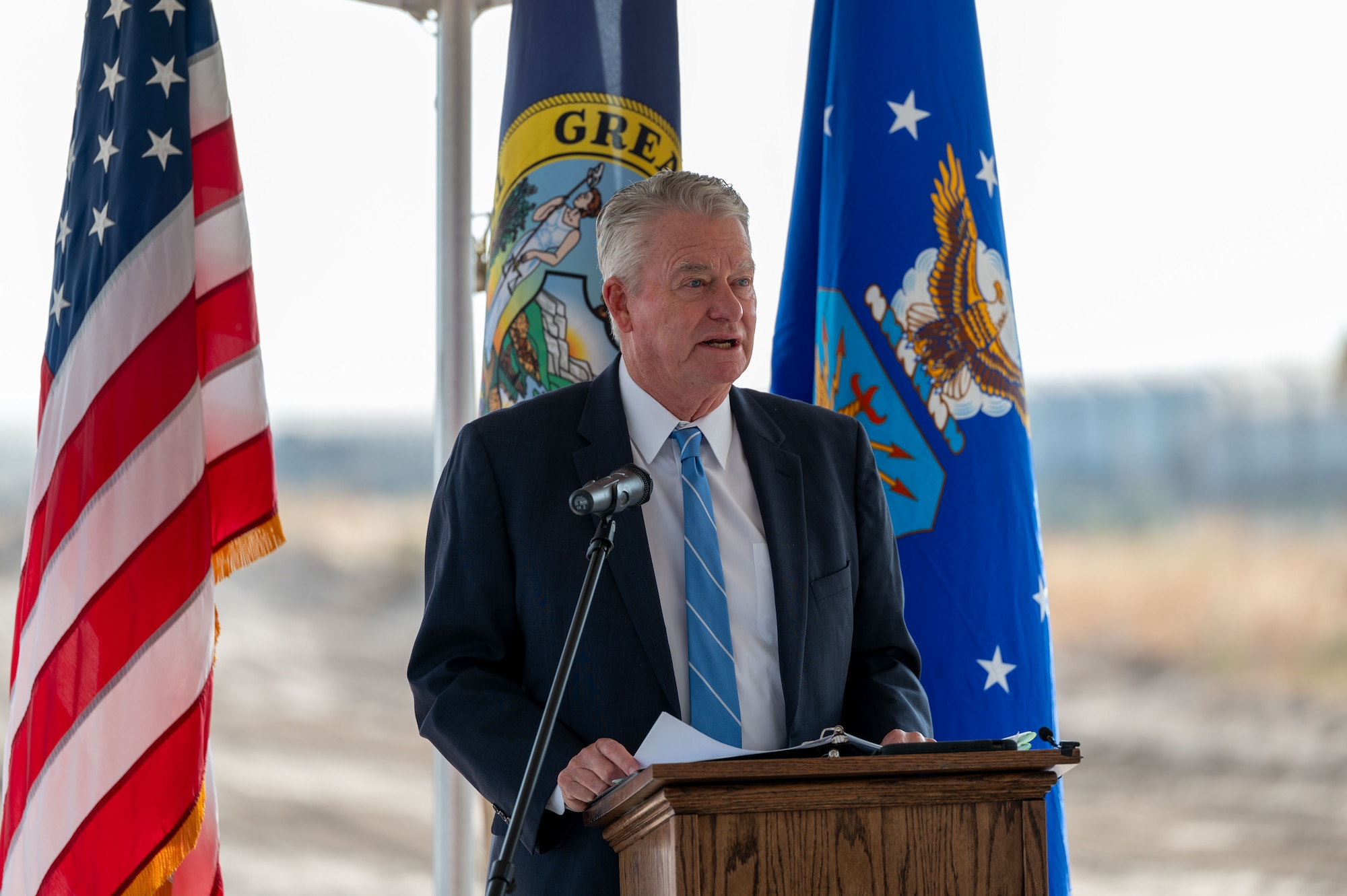 Photo of civic leader speaking