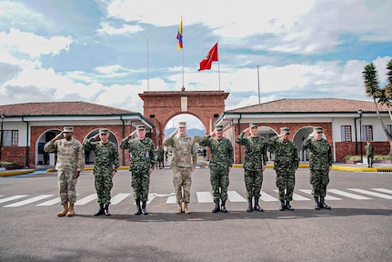 U.S. and Colombian army leaders take part in the 15th annual bilateral staff talks Sept. 16, 2024, at the Colombian National Army military academy in Bogota. The engagement, hosted by U.S. Army South, enhanced interoperability and underscored the U.S.-Colombian commitment to regional security.