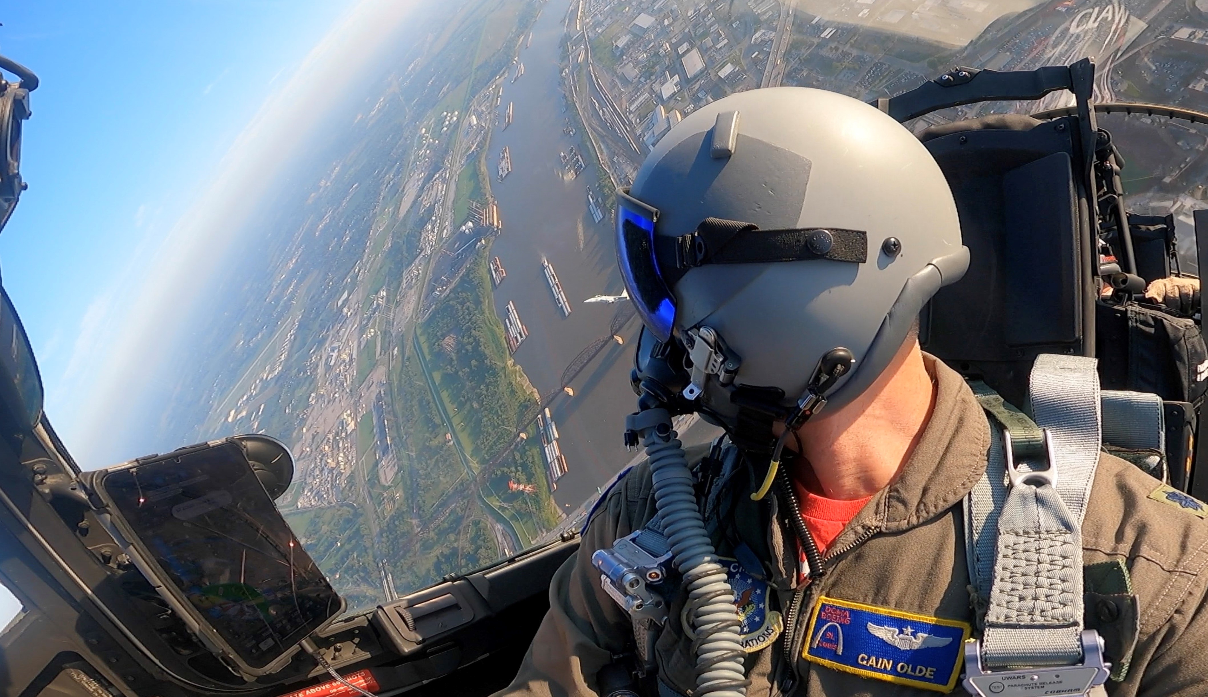 Q&A: Lt. Col. Matthew Olde, F-15 pilot who often performs