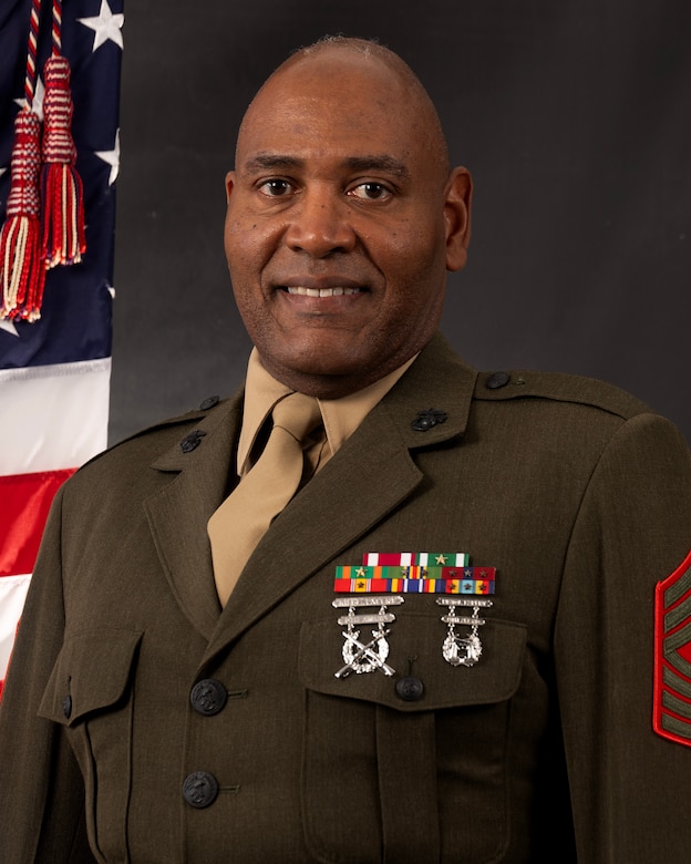 Master Gunnery Sergeant William D. Mike III, Enlisted Bandleader and Staff Non-commissioned Officer in Charge