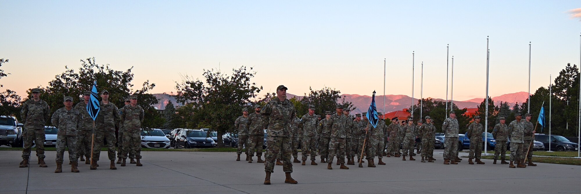 Servicemembers gather for ceremony