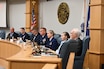  OceanGate Mission Specialist Renata Rojas provides witness testimony at the U.S. Coast Guard Marine Board of Investigation hearing into the loss of the Titan submersible in North Charleston, South Carolina, on Sept. 19, 2024. The hearing examines all aspects of the loss of the Titan, including pre-accident historical events, regulatory compliance, crewmember duties and qualifications, mechanical and structural systems, emergency response, and the submersible industry.