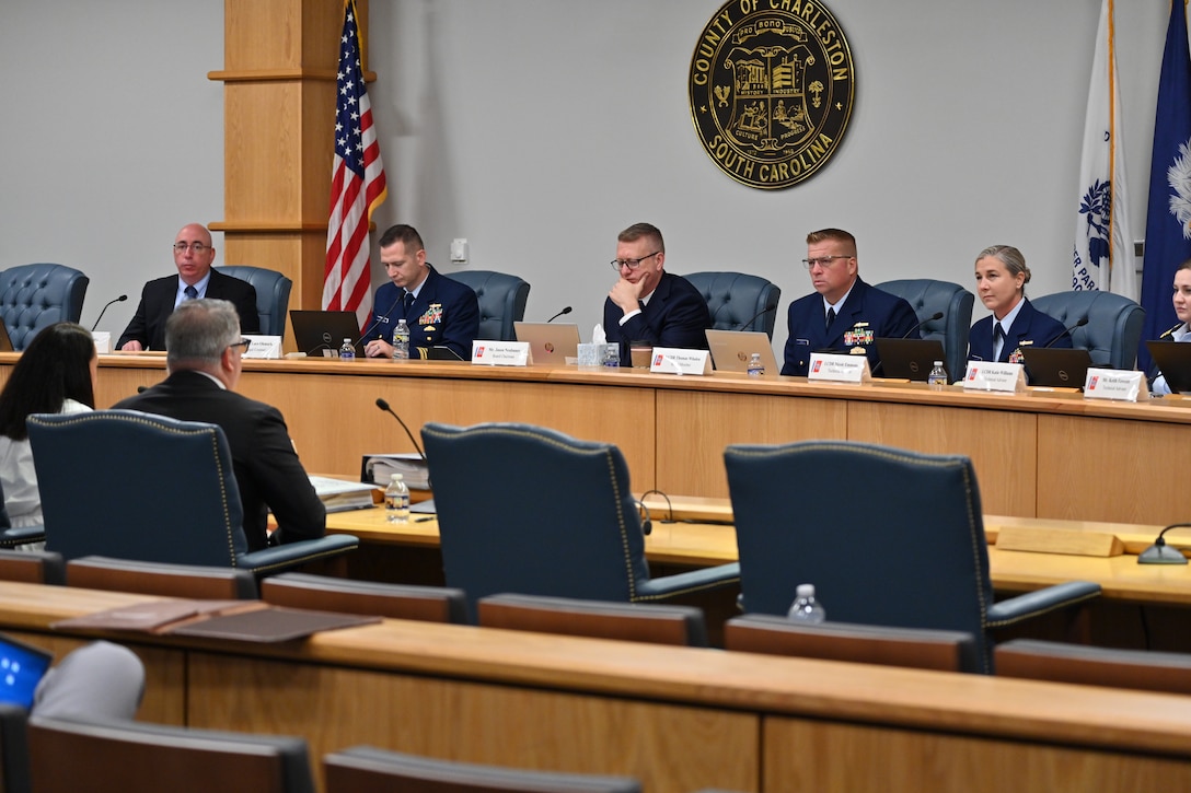 OceanGate Mission Specialist Renata Rojas provides witness testimony at the U.S. Coast Guard Marine Board of Investigation hearing into the loss of the Titan submersible in North Charleston, South Carolina, on Sept. 19, 2024. The hearing examines all aspects of the loss of the Titan, including pre-accident historical events, regulatory compliance, crewmember duties and qualifications, mechanical and structural systems, emergency response, and the submersible industry