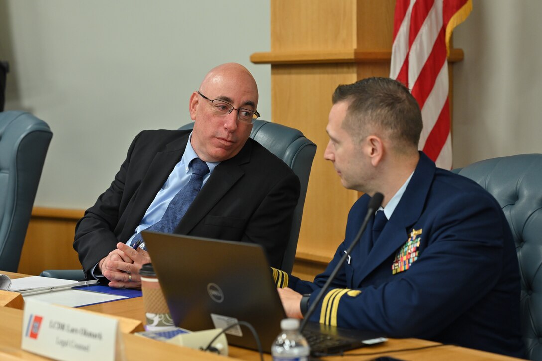 OceanGate Mission Specialist Renata Rojas provides witness testimony at the U.S. Coast Guard Marine Board of Investigation hearing into the loss of the Titan submersible in North Charleston, South Carolina, on Sept. 19, 2024. The hearing examines all aspects of the loss of the Titan, including pre-accident historical events, regulatory compliance, crewmember duties and qualifications, mechanical and structural systems, emergency response, and the submersible industry.