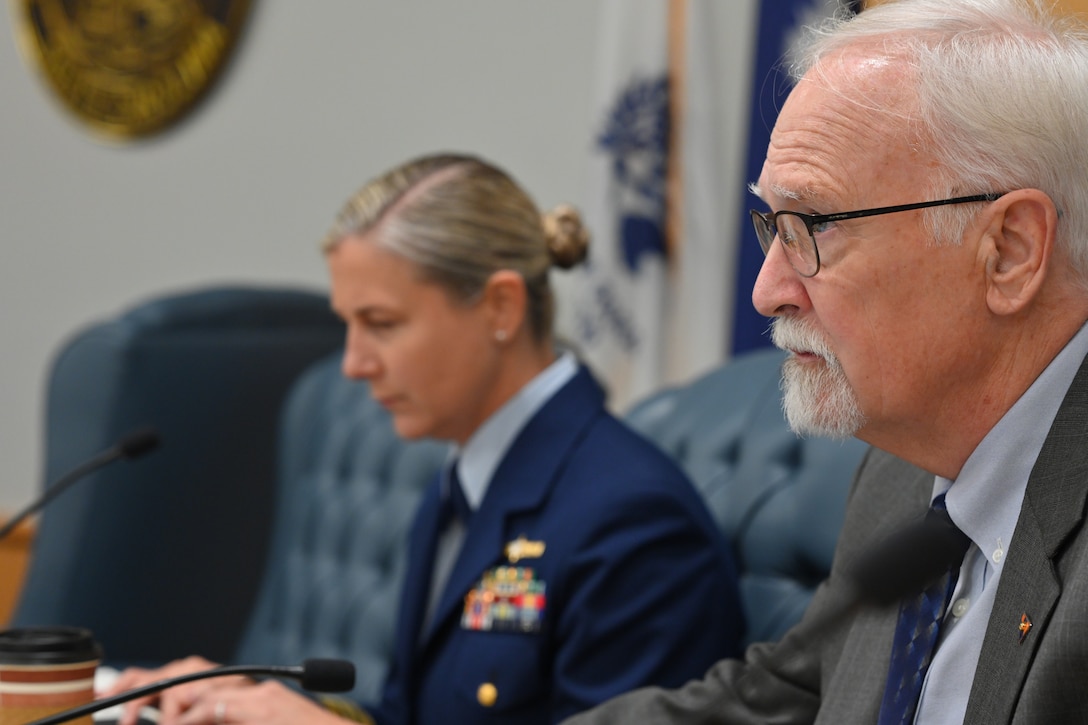 OceanGate Mission Specialist Renata Rojas provides witness testimony at the U.S. Coast Guard Marine Board of Investigation hearing into the loss of the Titan submersible in North Charleston, South Carolina, on Sept. 19, 2024. The hearing examines all aspects of the loss of the Titan, including pre-accident historical events, regulatory compliance, crewmember duties and qualifications, mechanical and structural systems, emergency response, and the submersible industry.